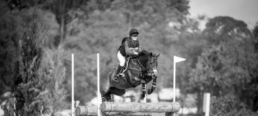 En harmonie avec son&nbsp;cheval.